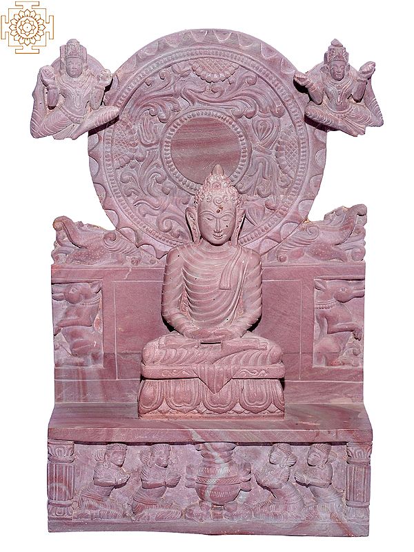 12" Buddhist Deity Gautama Buddha in Dhyana Mudra | Orissa Stone
