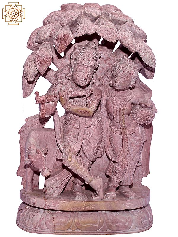 Dancing Radha Krishna | Stone Statue