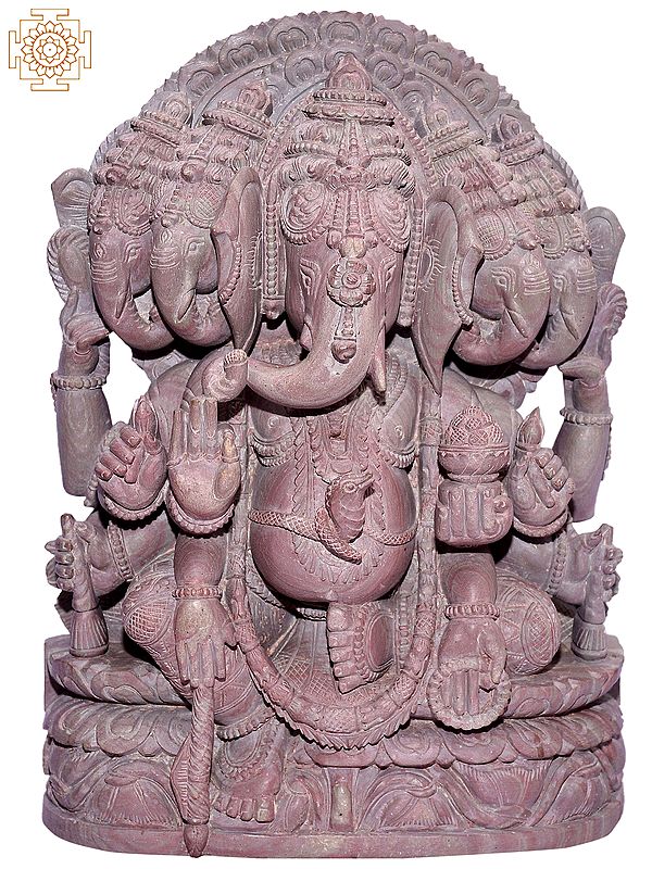 Panchamukhi Ganesh  | Stone Statue