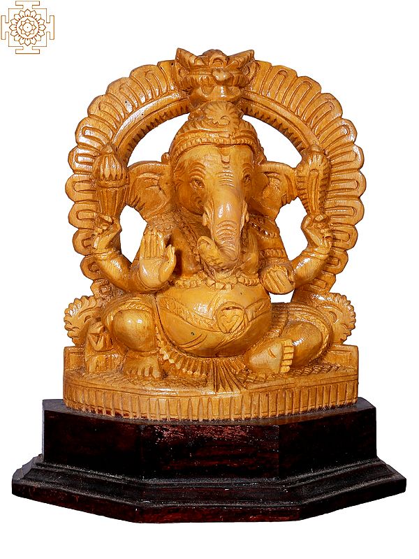 Prabha Ganesh | Wooden Statue
