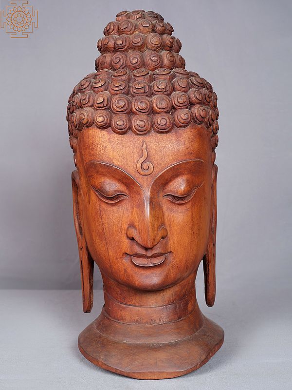 18" Lord Buddha Head from Nepal
