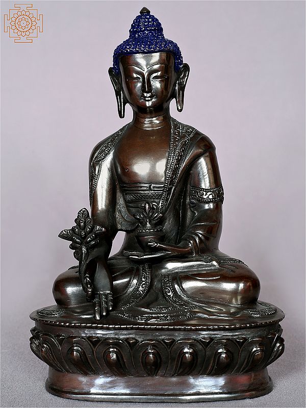 8" Tibetan Buddhist Deity Medicine Buddha