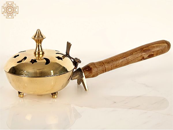 3" Brass Incense Burner | Handmade | Made in India
