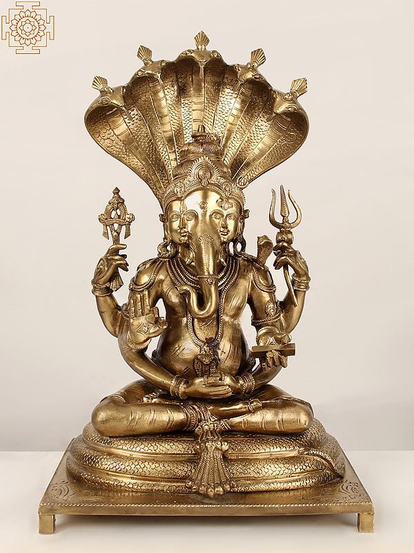 18'' Vishnu Ganesha Shiva in One