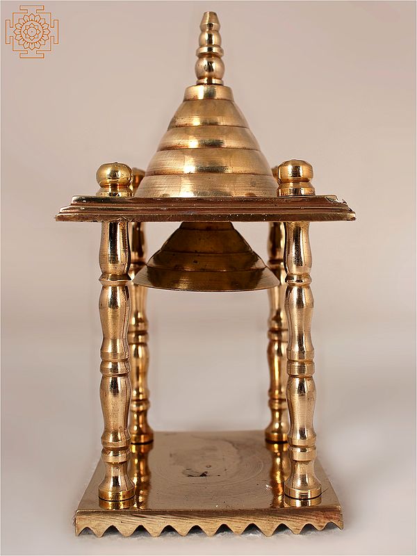5" Small Pooja Temple | Brass