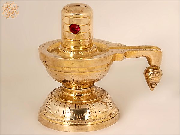 4" Brass Shiva Linga | Handmade | Made In India