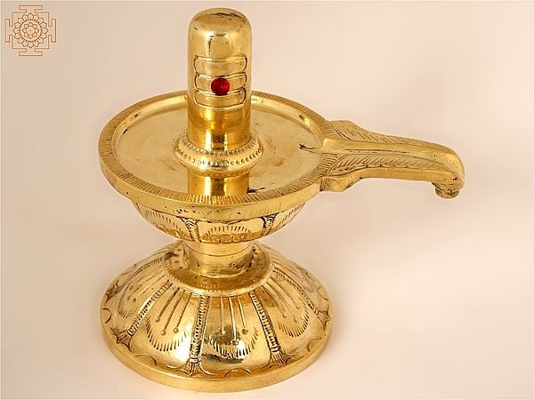 8" Brass Shiva Linga | Handmade | Made In India