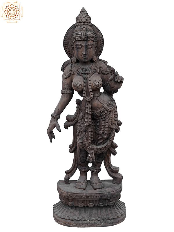 Devi-Divine Feminine | Wooden Statue