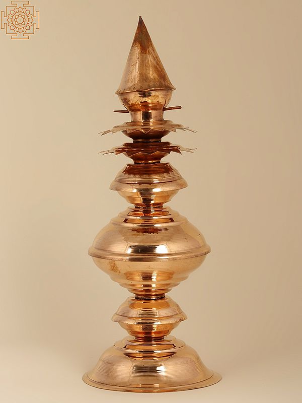 Ritual Temple Shikhara in Copper