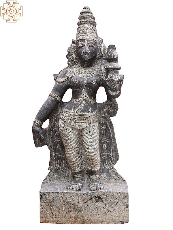 20'' Devi Uma (Parvati) | Granite Stone Statue