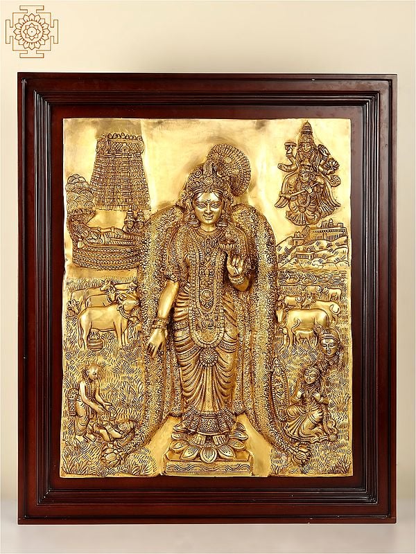 Goddess Meenakshi Frame | Wall Hanging