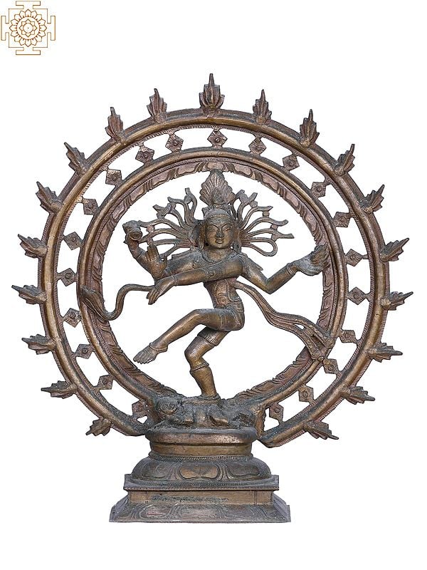 11" Dancing Lord Shiva Bronze Statue | Nataraja Idol