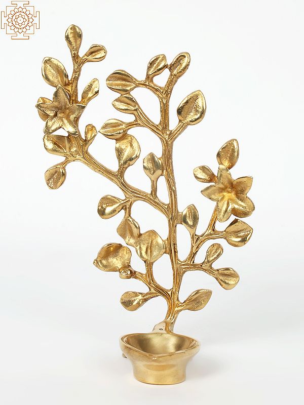 Designer Tree Shaped Deepam | Brass