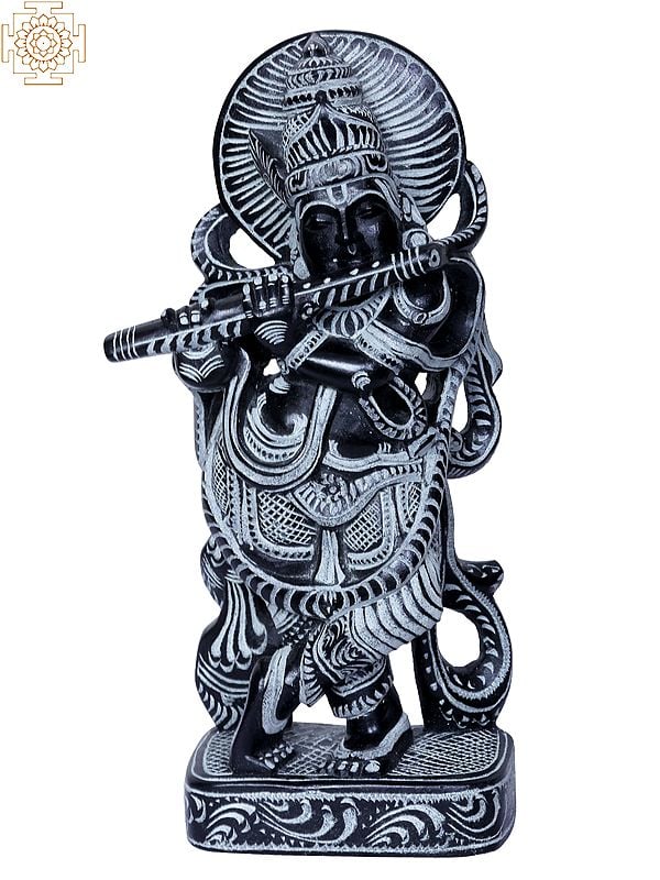 8" Lord Krishna Playing Flute