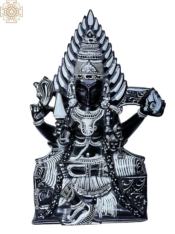 11" Multi-Armed Goddess Mariamman Sculpture