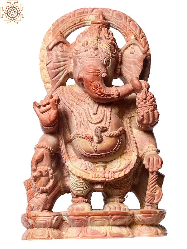 5" Hindu God Ganesha With Modak