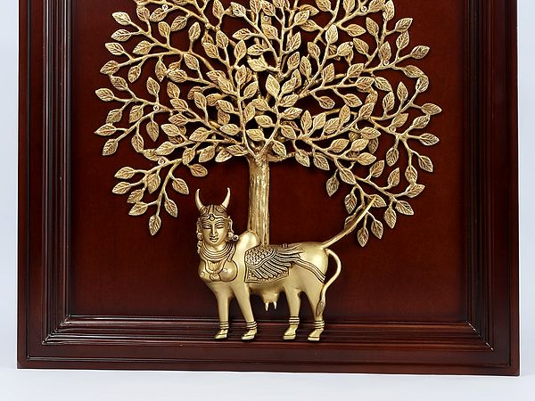 Tree of Life - 100% Brass (Super Fine Detailed Carving) 6x5 inches