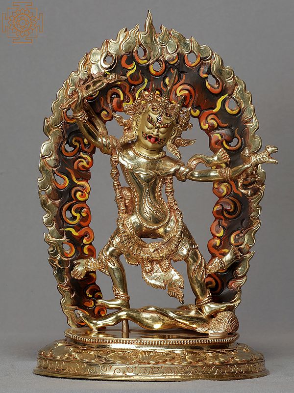 10" Ekajata Copper Sculpture from Nepal