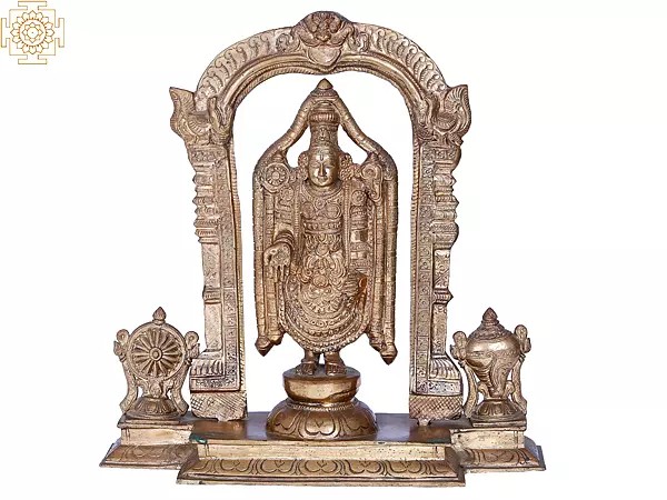14'' Lord Balaji Panchaloha Bronze Statues from Swamimalai | Madhuchista Vidhana (Lost-Wax)