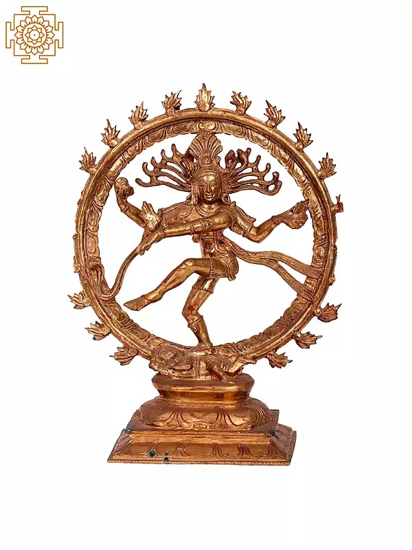 16'' Nataraja | Madhuchista Vidhana (Lost-Wax) | Panchaloha Bronze from Swamimalai