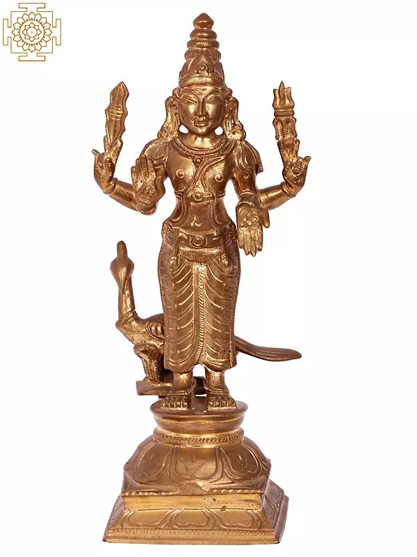 10'' Lord Murugan (Karttikeya) | Madhuchista Vidhana (Lost-Wax) | Panchaloha Bronze from Swamimalai