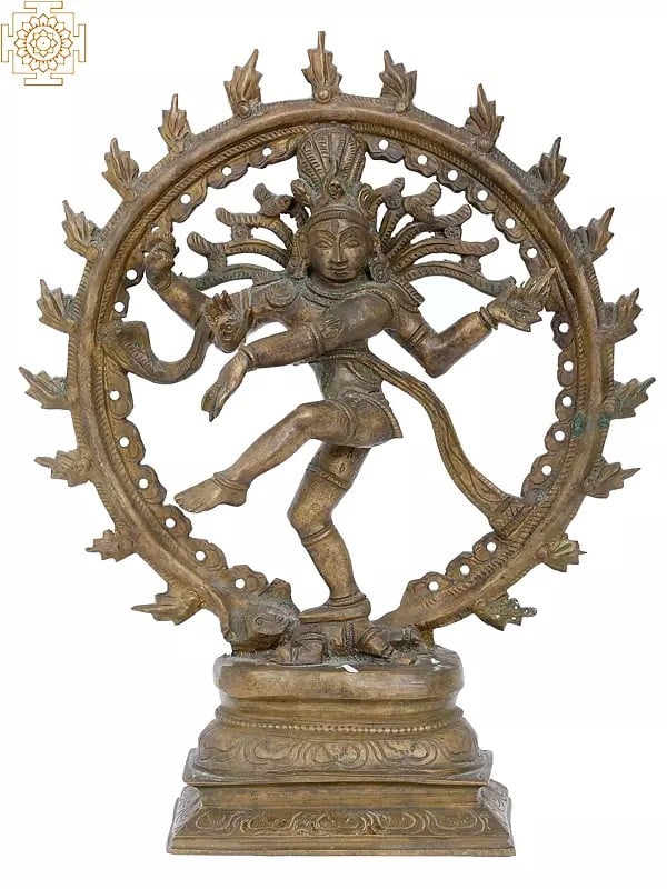 11'' Nataraja | Madhuchista Vidhana (Lost-Wax) | Panchaloha Bronze from Swamimalai