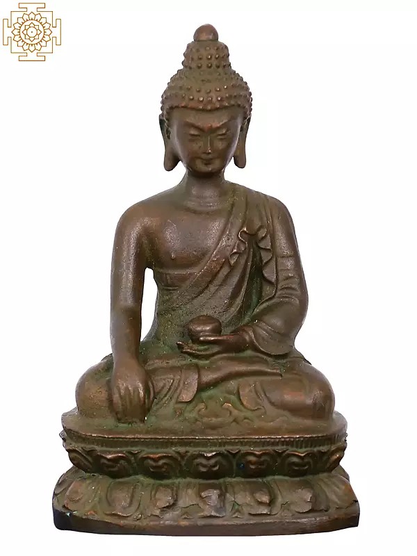 3'' Small Gautam Buddha | Madhuchista Vidhana (Lost-Wax) | Panchaloha Bronze from Swamimalai