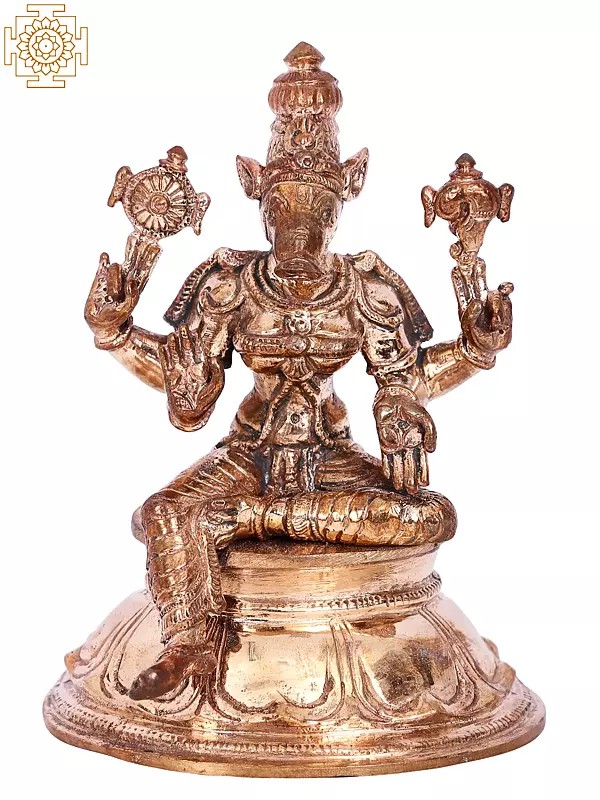 4" Small Goddess Varahi | Madhuchista Vidhana (Lost-Wax) | Panchaloha Bronze from Swamimalai