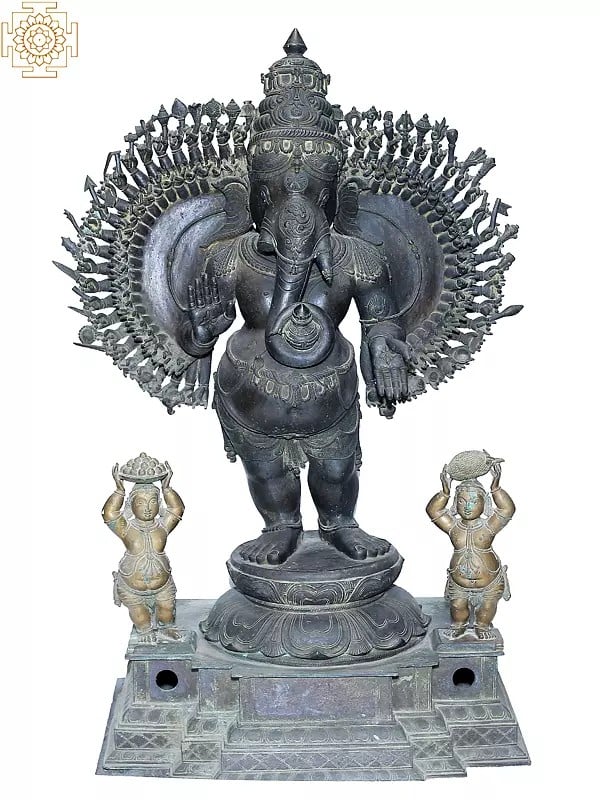 54" A Staggering Triumph of Chola Artistic Tradition In Panchaloha Bronze | Made In Swamimalai, Tamil Nadu, India (Shipped by Sea)