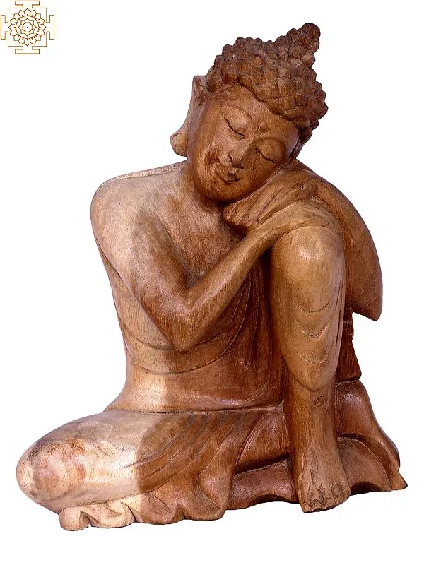 Serene Contemplation Buddha Sculpture (10")