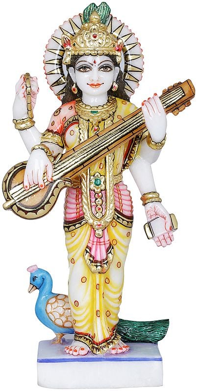 Four-Armed Standing Saraswati
