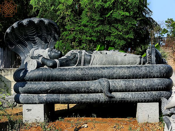 167" Large Shesha-Shayi Lord Vishnu | Shipped by Sea Overseas