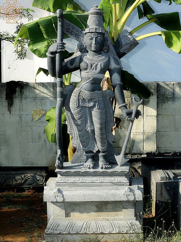 "Kodanda Rama" Large Standing  Bhagawan Rama with his Bow (Kodanda) | Shipped by Sea Overseas