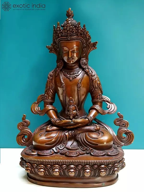 9" Amitabha Buddha From Nepal