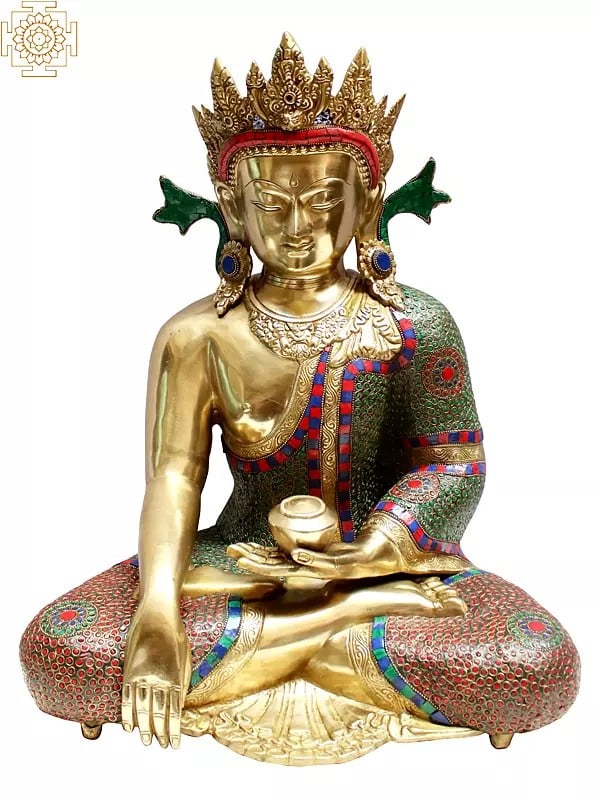 22' Crown Buddha in Bhumisparsha Mudra