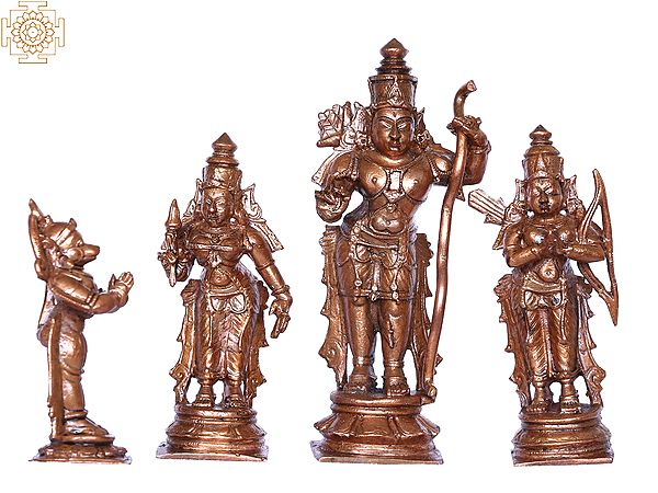 7'' Bronze Set of Ramdarbar Statues