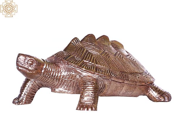 3'' Small Tortoise Bronze Statue