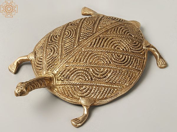 7" Tortoise in Brass