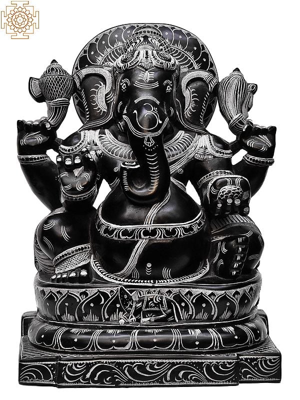 10" Four Armed Lord Ganesha