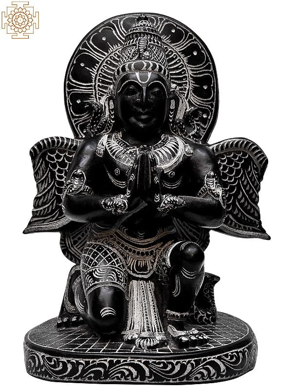 8" Sitting Garuda - Vahana of Lord Vishnu