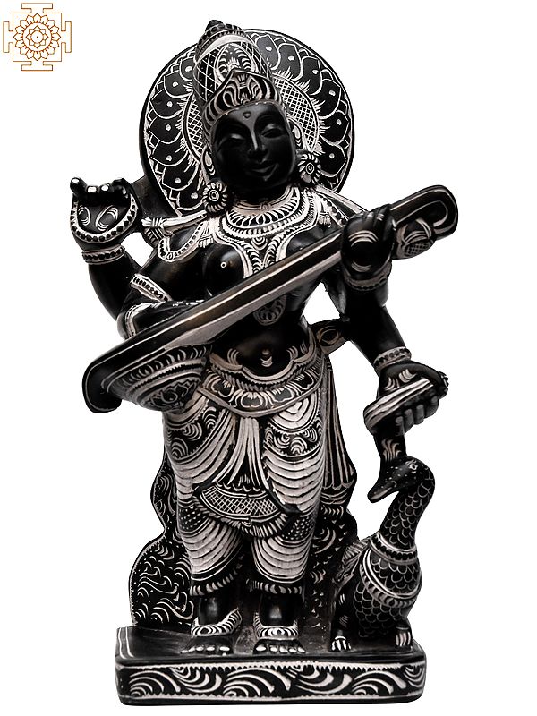 10" Standing Devi Saraswati