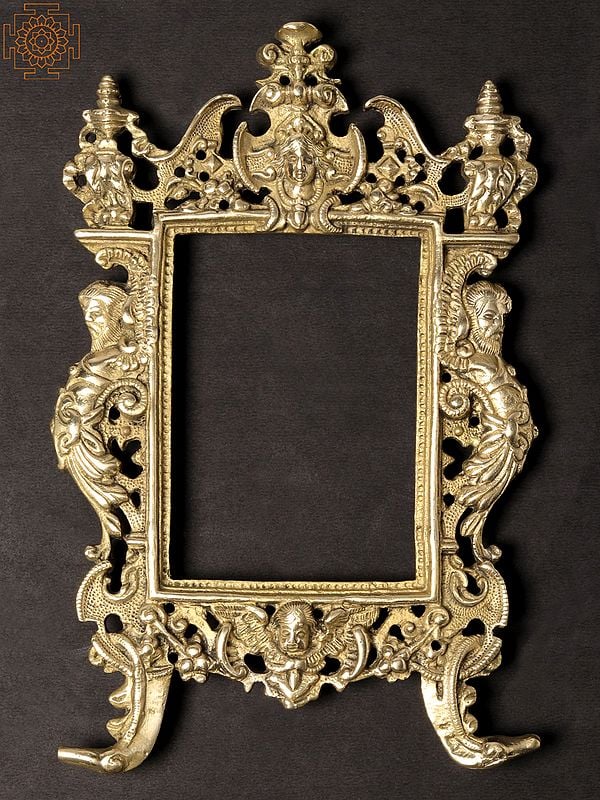 11'' Beautiful Traditional Design Frame | Brass