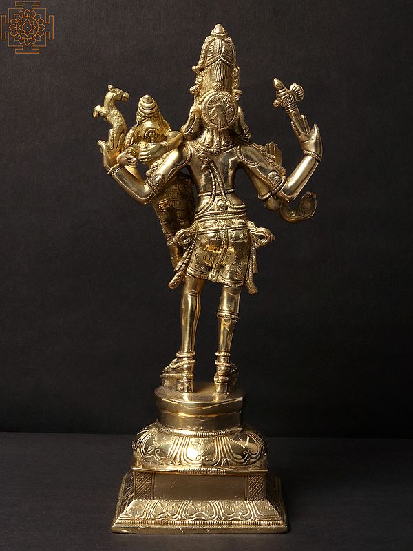 Shiva Carrying Sati On His Shoulders | Exotic India Art