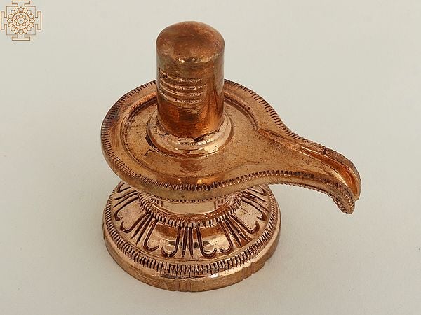 3" Small Unique Shivling Bronze Idol Symbolises Shaivism