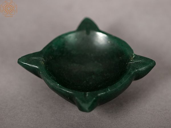 Gemstone Four-Sided Diya | Oil Lamp