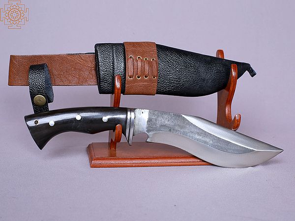 12" H.H. Dark Handle Khukuri From Nepal
