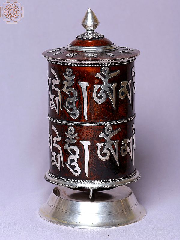 10" Tibetan Buddhist Spinning Prayer Wheel | Made In Nepal