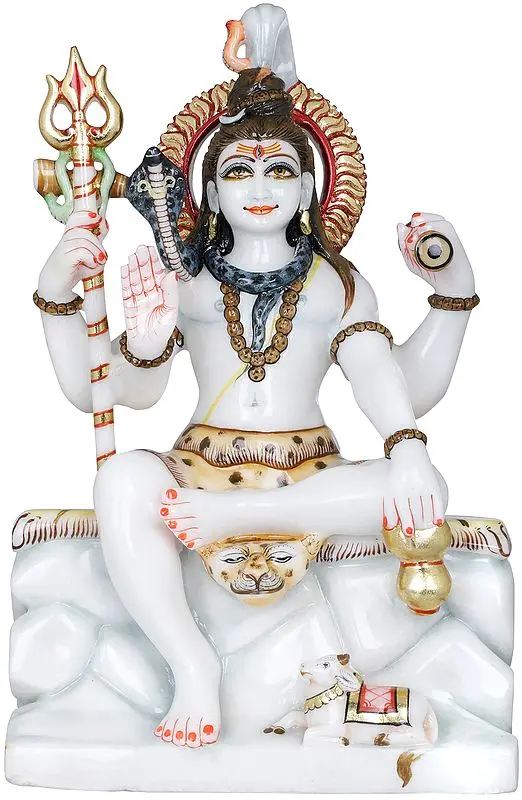 Blessing Lord Shiva