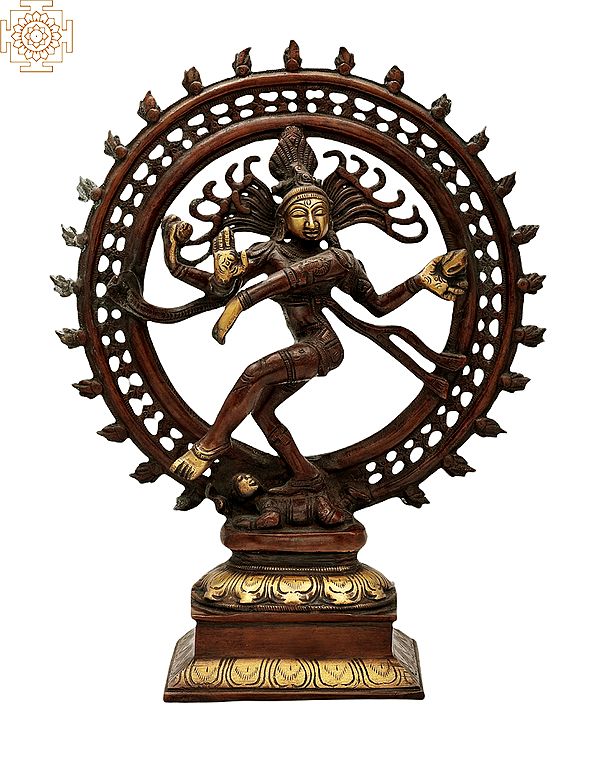 13" Nataraja In Brass | Handmade | Made In India