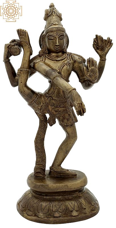 12" Shiva Tandava In Brass | Handmade | Made In India